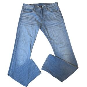 True Classic Slim Fit Jeans Mens 34x34 Blue Excellent Stretch Denim Pants